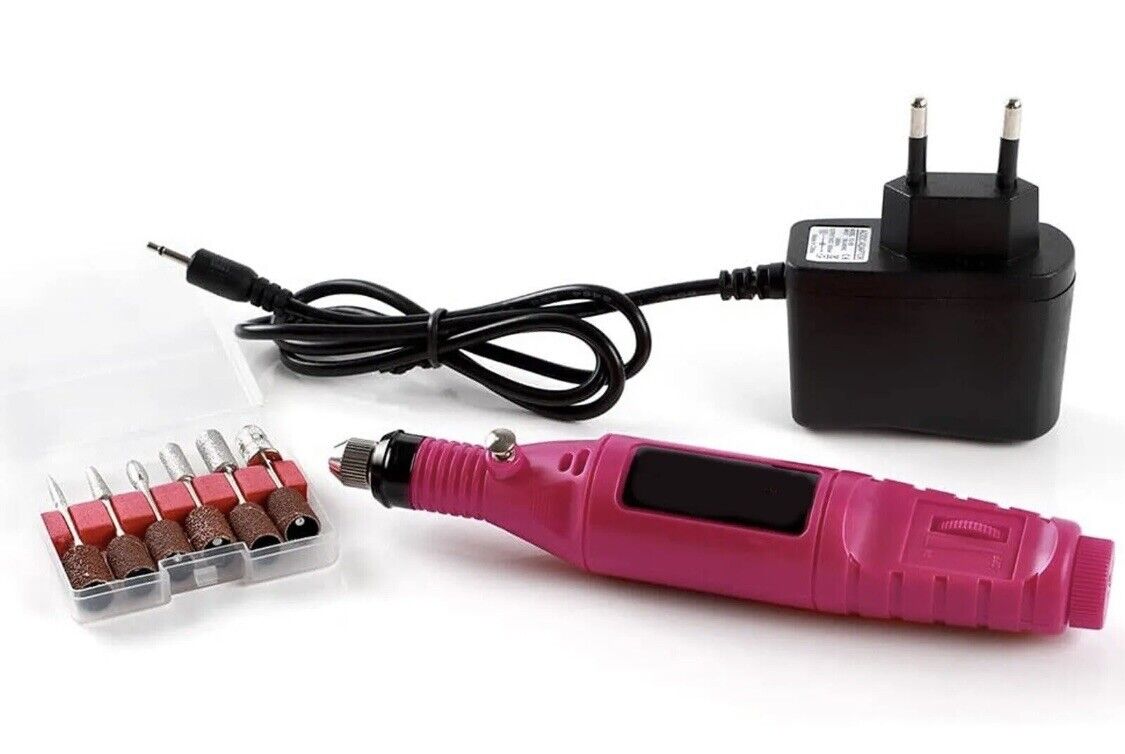 Fresa elettrica per unghie professionale con punte nail art velocita regolabile 3 FRESA ELETTRICA PER UNGHIE PROFESSIONALE