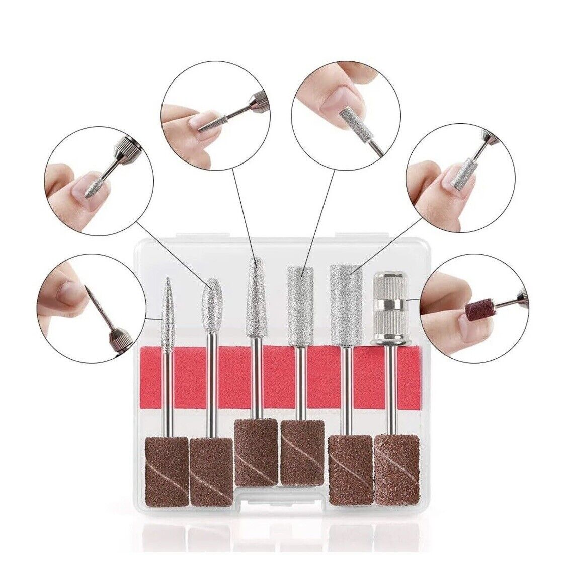 Fresa elettrica per unghie professionale con punte nail art velocita regolabile 4 FRESA ELETTRICA PER UNGHIE PROFESSIONALE